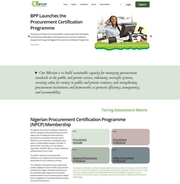Nigerian Procurement Certification Programme (NPCP)